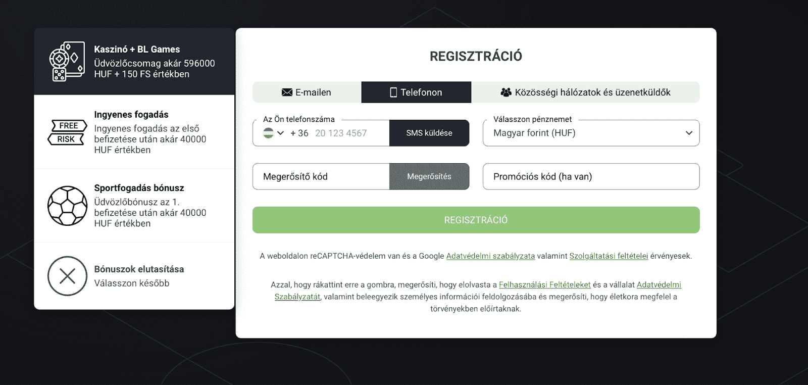 betlabel regisztráció 2