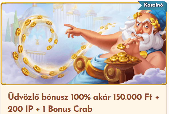 BetHall Casino üdvözlő bónusz