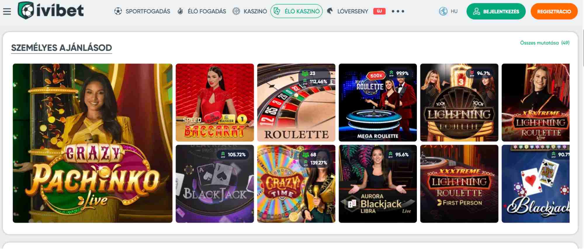 ivibet kaszinó online