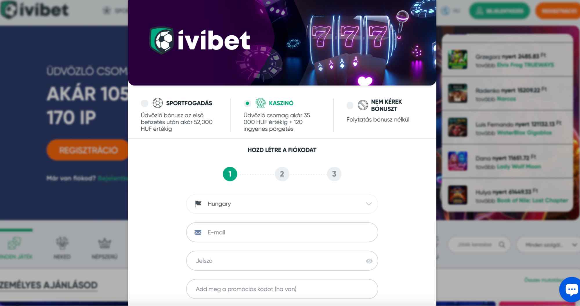 ivibet  regisztráció