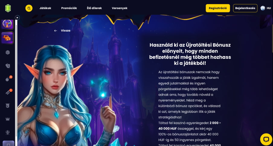 Slotsgem casino Pénteki újratöltési bónusz