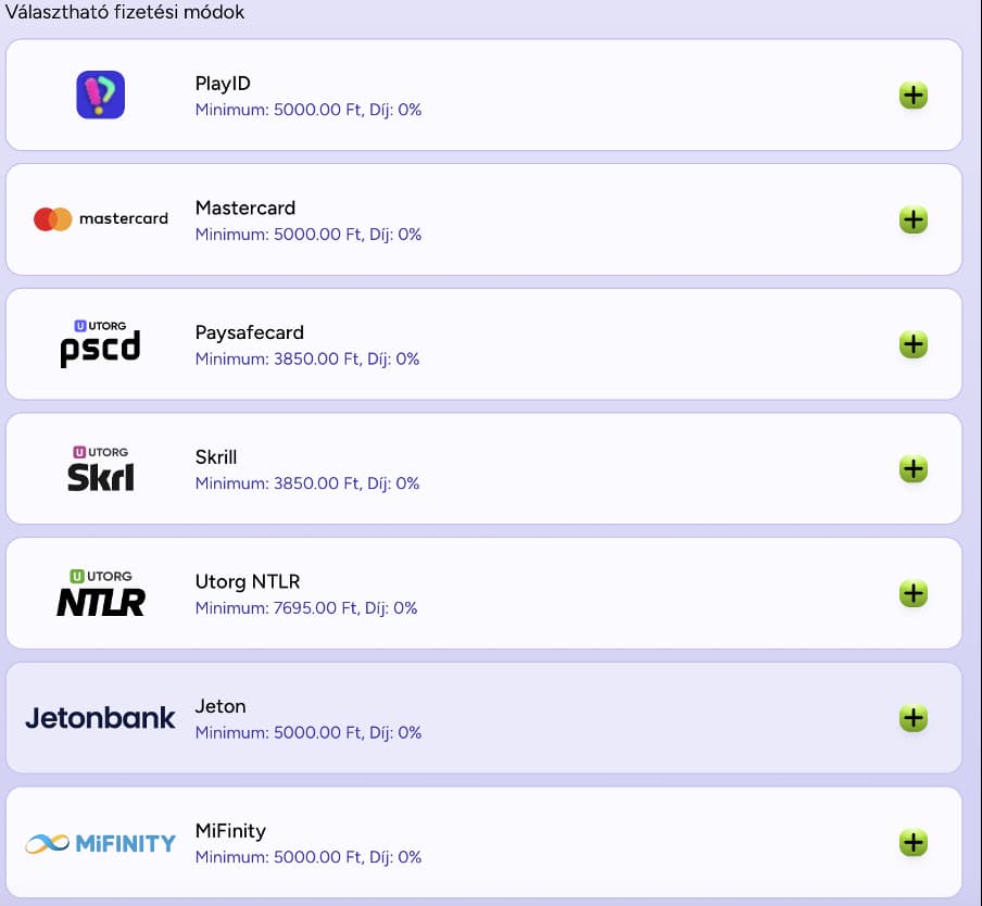 A Spinbara befizetés menete