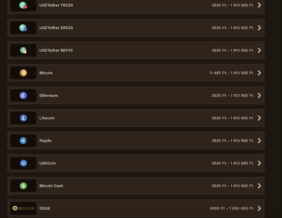 FatPirate Kriptovalutás fizetések