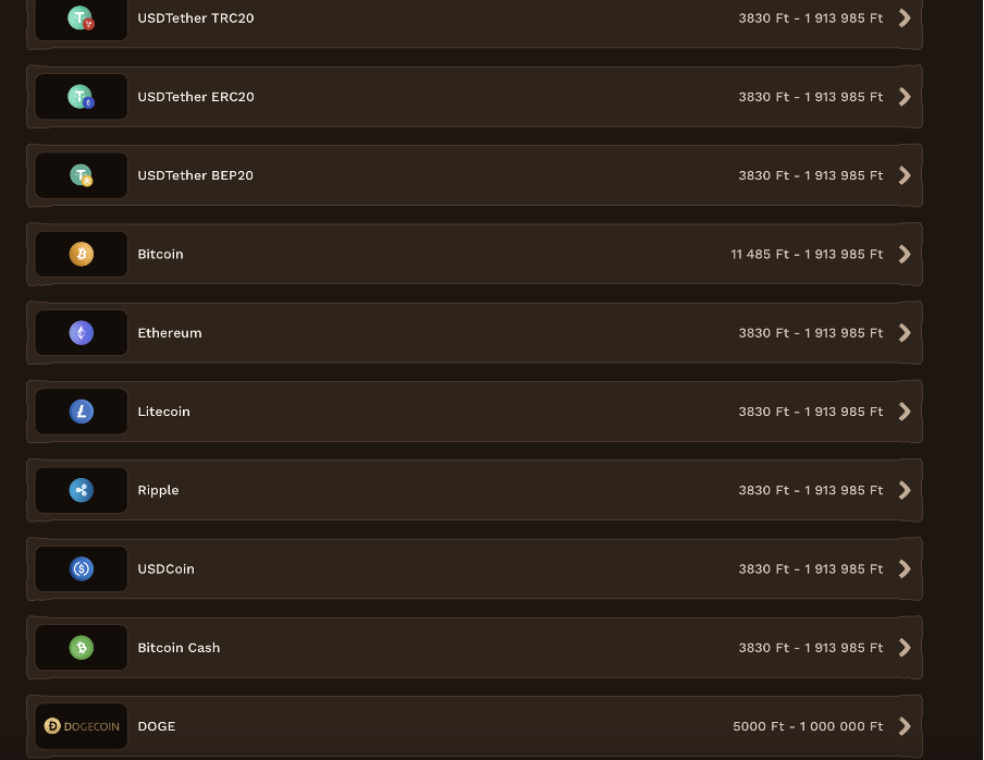 FatPirate Kriptovalutás fizetések