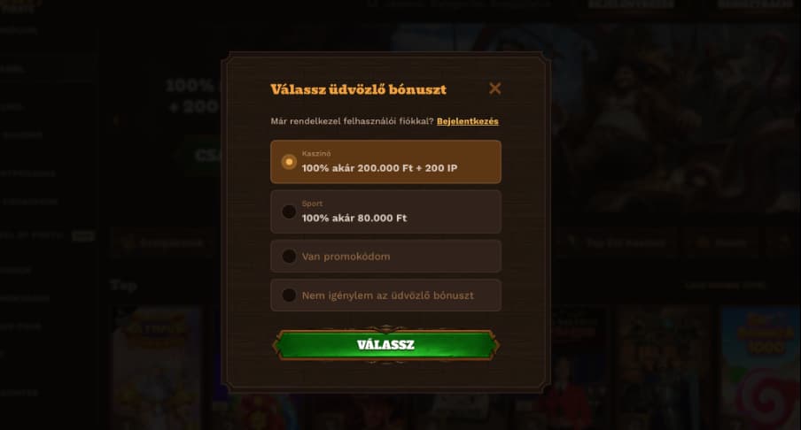 FatPirate kaszinó bónuszválaszték