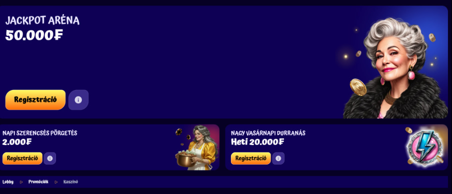 SpinGranny casino További ajánlatok