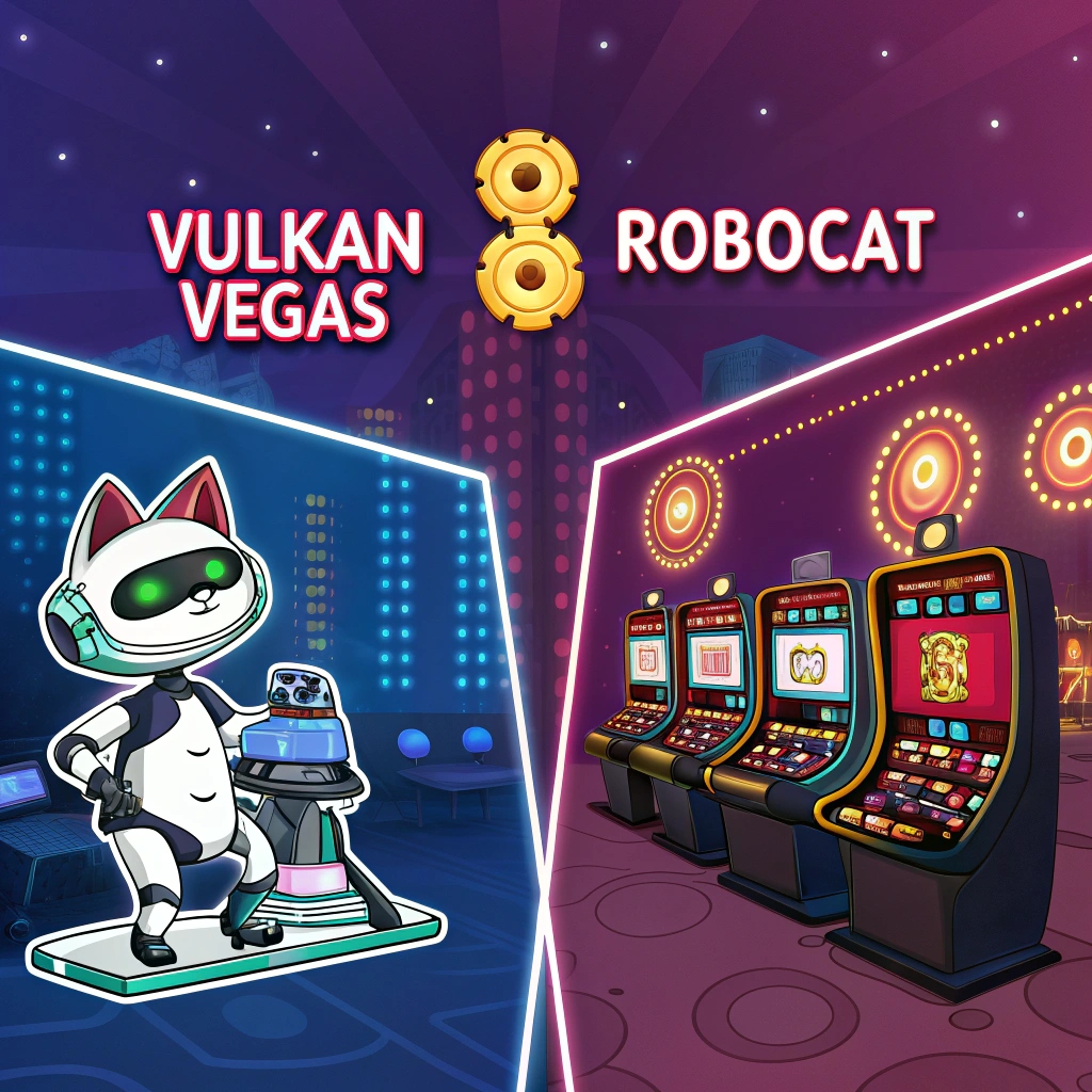 Vulkan Vegas vs Robocat Casino Üdvözlő bónusz